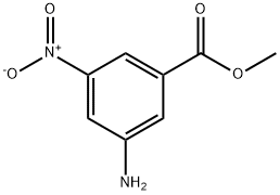 3-氨基-5-硝基苯甲酸甲酯,23218-93-1,结构式