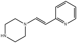 Piperazine, 1-[(1E)-2-(2-pyridinyl)ethenyl]- (9CI) Structure