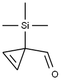 2-Cyclopropene-1-carboxaldehyde, 1-(trimethylsilyl)- (9CI) Structure