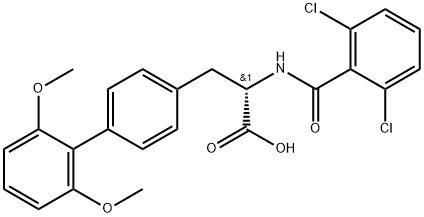 N-(2,6-Dichlorobenzoyl)-4-(2,6-diMethoxyphenyl)-L-phenylalanine|(ALPHAS)-ALPHA-[(2,6-二氯苯甲酰)氨基]-2',6'-二甲氧基联苯-4-丙酸