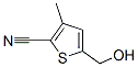 2-Thiophenecarbonitrile, 5-(hydroxymethyl)-3-methyl- (9CI) 结构式