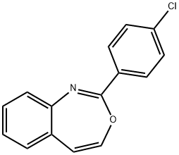 2-(p-Chlorophenyl)-3,1-benzoxazepine,23246-32-4,结构式