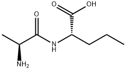 DL-ALANYL-DL-NORVALINE Struktur