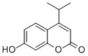 7-HYDROXY-4-ISOPROPYL-CHROMEN-2-ONE Structure