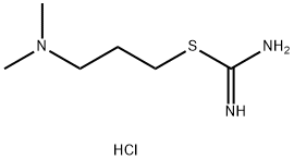 S-(3-二甲氨基丙基)异硫脲二盐酸盐 结构式