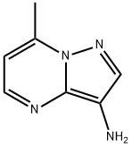 Pyrazolo[1,5-a]pyrimidin-3-amine, 7-methyl- (9CI) Structure