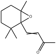 4-(2,2,6-トリメチル-7-オキサビシクロ[4.1.0]ヘプタン-1-イル)-3-ブテン-2-オン 化学構造式