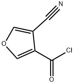 3-Furancarbonyl chloride, 4-cyano- (9CI) 结构式