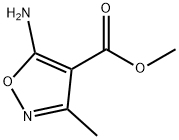 5-氨基-3-甲基-1,2-噁唑-4-羧酸甲酯, 23286-53-5, 结构式