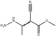 Crotonic  acid,  2-cyano-3-hydrazino-,  methyl  ester  (8CI),23286-78-4,结构式