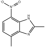 Benzimidazole, 2,4-dimethyl-7-nitro- (8CI) 化学構造式