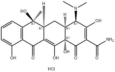 4‐エピテトラサイクリン塩酸塩 化学構造式