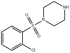 1-[(2-chlorophenyl)sulfonyl]piperazine Struktur