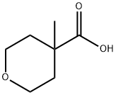 4-メチルオキサン-4-カルボン酸 化学構造式