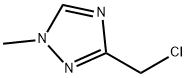 3-(chloromethyl)-1-methyl-1,2,4-triazole 化学構造式
