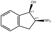 Cis-2-Amino-1-hydroxyindane 化学構造式