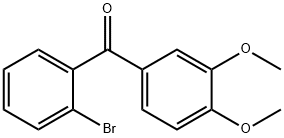 2-BROMO-3',4'-DIMETHOXYBENZOPHENONE Struktur