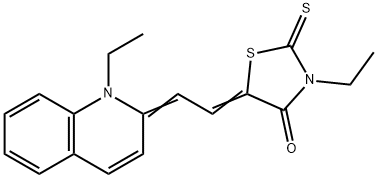 23350-56-3 3-ethyl-5-[(1-ethyl-(1H)-quinolin-2-ylidene)ethylidene]-2-thioxothiazolidin-4-one