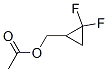 Cyclopropanemethanol, 2,2-difluoro-, acetate (9CI) Structure