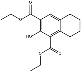 Diethyl 2-hydroxy-5,6,7,8-tetrahydronaphthalene-1,3-dicarboxylate, 98% Struktur