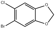 5-Bromo-6-chloro-2H-1,3-benzodioxole Structure