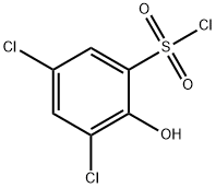 3,5-二氯-2-羟基苯磺酰氯, 23378-88-3, 结构式