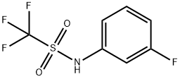 Methanesulfonamide,  1,1,1-trifluoro-N-(3-fluorophenyl)- Structure