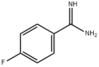 4-フルオロベンゼンカルボキシイミドアミド 化学構造式