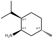 rel-2α*-イソプロピル-5β*-メチルシクロヘキサン-1α*-アミン 化学構造式