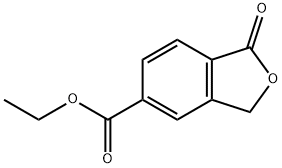 ethyl 1,3-dihydro-1-oxoisobenzofuran-5-carboxylate  Structure