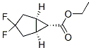 Bicyclo[3.1.0]hexane-6-carboxylic acid, 3,3-difluoro-, ethyl ester, (1-alpha-,5-alpha-,6-alpha-)- (9CI) Structure