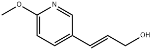 2-Propen-1-ol,3-(6-methoxy-3-pyridinyl)-,(2E)-(9CI) Struktur