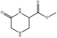 2-Piperazinecarboxylicacid,6-oxo-,methylester(9CI) Structure