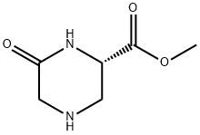 2-Piperazinecarboxylicacid,6-oxo-,methylester,(2S)-(9CI) Structure