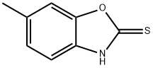 6-メチル-1,3-ベンゾオキサゾール-2(3H)-チオン 化学構造式