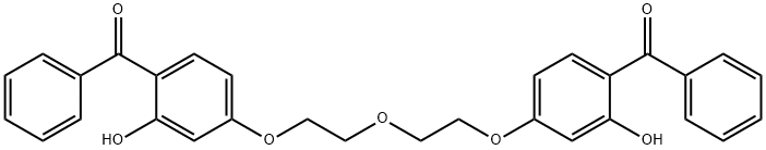 4,4''-[Oxybis(ethyleneoxy)]bis[2-hydroxybenzophenone] Struktur