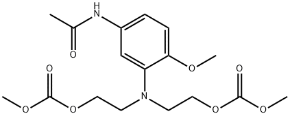 methyl 7-(5-acetamido-2-methoxyphenyl)-3-oxo-2,4,10-trioxa-7-azaundecan-11-oate,23422-31-3,结构式