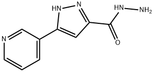 5-(吡啶-3-基)-1H-吡唑-3-碳酰肼,23424-35-3,结构式