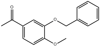 Ethanone, 1-[4-Methoxy-3-(phenylMethoxy)phenyl]- 化学構造式