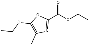 2-Оксазолкарбоновая кислота, 5-этокси-4-метил-, этиловый эфир структура