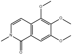5,6,7-Trimethoxy-2-methylisoquinolin-1(2H)-one 结构式
