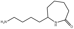 7-(4-Aminobutyl)hexahydro-2H-azepin-2-one Struktur