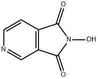 N-羟基-3,4-吡啶二甲酰亚胺 结构式