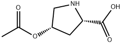 L-Proline, 4-(acetyloxy)-, (4S)- (9CI) 结构式