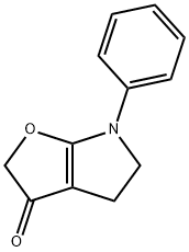 2H-Furo[2,3-b]pyrrol-3(4H)-one,  5,6-dihydro-6-phenyl-  (9CI) 化学構造式