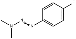 1-(4-フルオロフェニル)-3,3-ジメチルトリアゼン 化学構造式