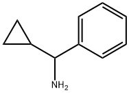 1-シクロプロピル-1-フェニルメタンアミン 化学構造式