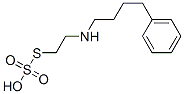 Thiosulfuric acid S-[2-[(4-phenylbutyl)amino]ethyl] ester Structure