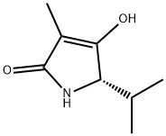 2H-Pyrrol-2-one,1,5-dihydro-4-hydroxy-3-methyl-5-(1-methylethyl)-,(5S)-(9CI) Structure