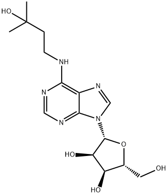 N-(3-Hydroxy-3-methylbutyl)adenosine Structure